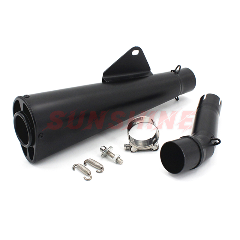 For Honda Rebel 500 CMX 500 CMX500 Motorcycle Exhaust Black Color Stainless Steel Motorcross Pitbike Muffler Modified Pipe Link