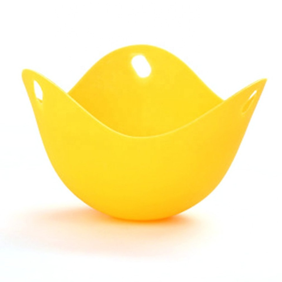 High Standard Kitchen Cooking Silicone Egg Steamer Soft Egg Boiler With Holder