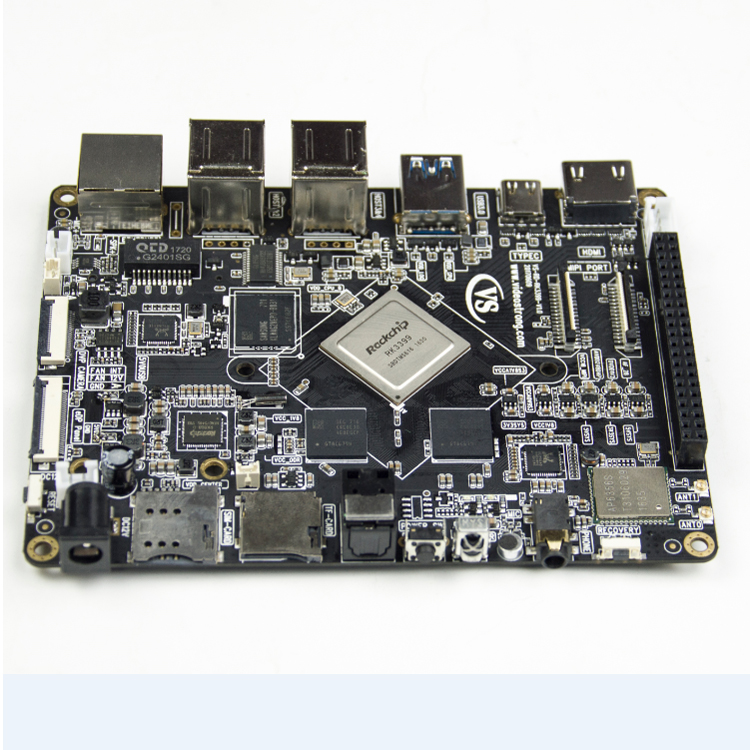 RK3399 Smart development board 4G/32G MIPI eDP медиаплеер Поддержка OEM ARM Android board