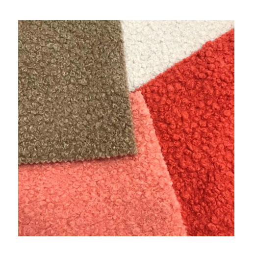 four-color super warm Stretch 100% polyester knitted fabric for women