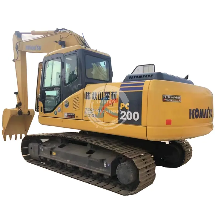 construction works Digger Hitachi/Cat/Komatsu PC200-7/210/220/240 second hand excavator 24/22/21/20 ton used excavator