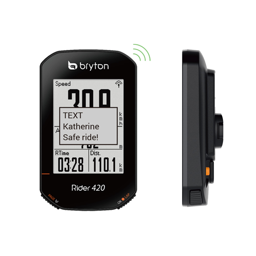 Велосипедный GPS-одометр Bryton 420T, синхронизация с компьютером, мобильное приложение, автоматическая подсветка, беспроводной Велосипедный одометр ANT + скорость и HRM набор