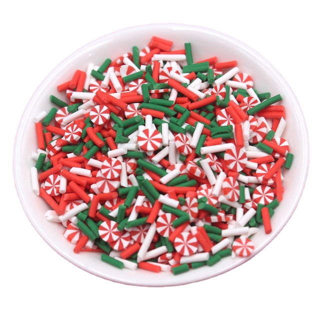 Аксессуары для наполнения DIY ремесла конфеты смешанные ломтики chritsmas Полимерная глина