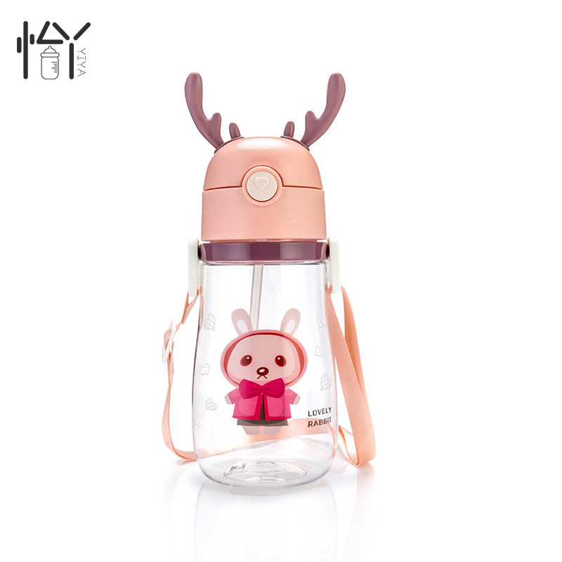 Wholesale antlers hot and cold water bottle custom baby sipper water bottle for kids
