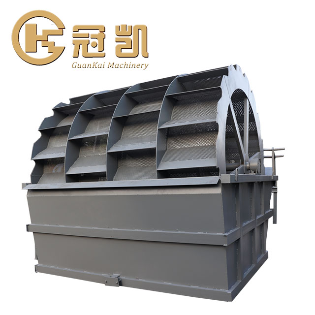 High speed Spiral wheel bucket sand washing machine