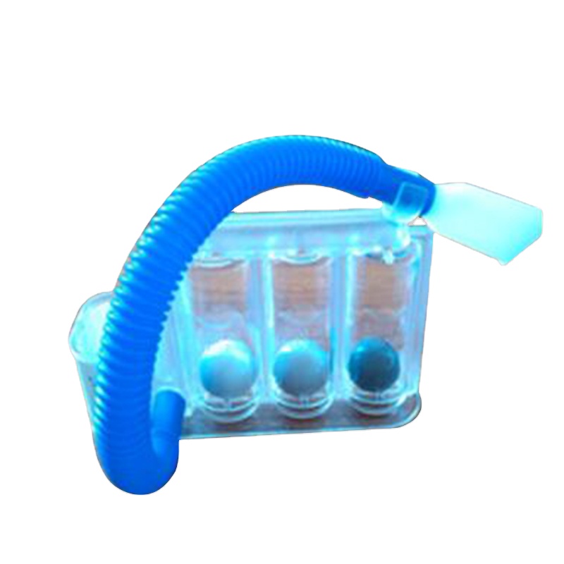 tri ball device and accessories breathing spirometer exerciser