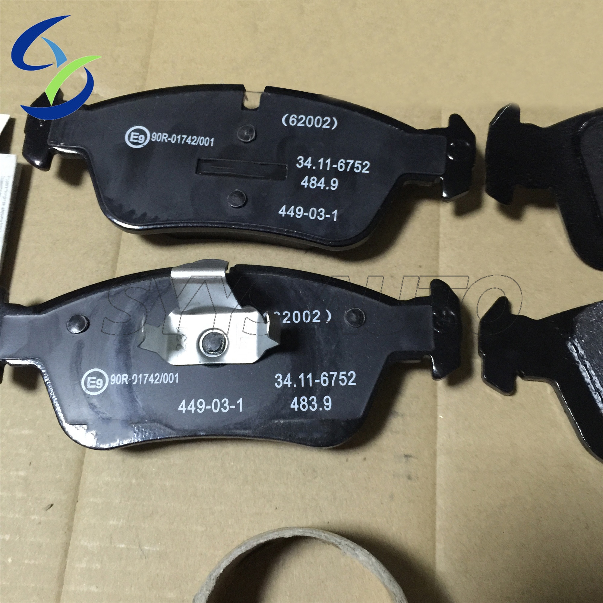 Передняя Дисковая тормозная колодка 34116761242 34 11 6 761 242 Для BMW 318i 318is 318ti e36 e46 Z3 Z4