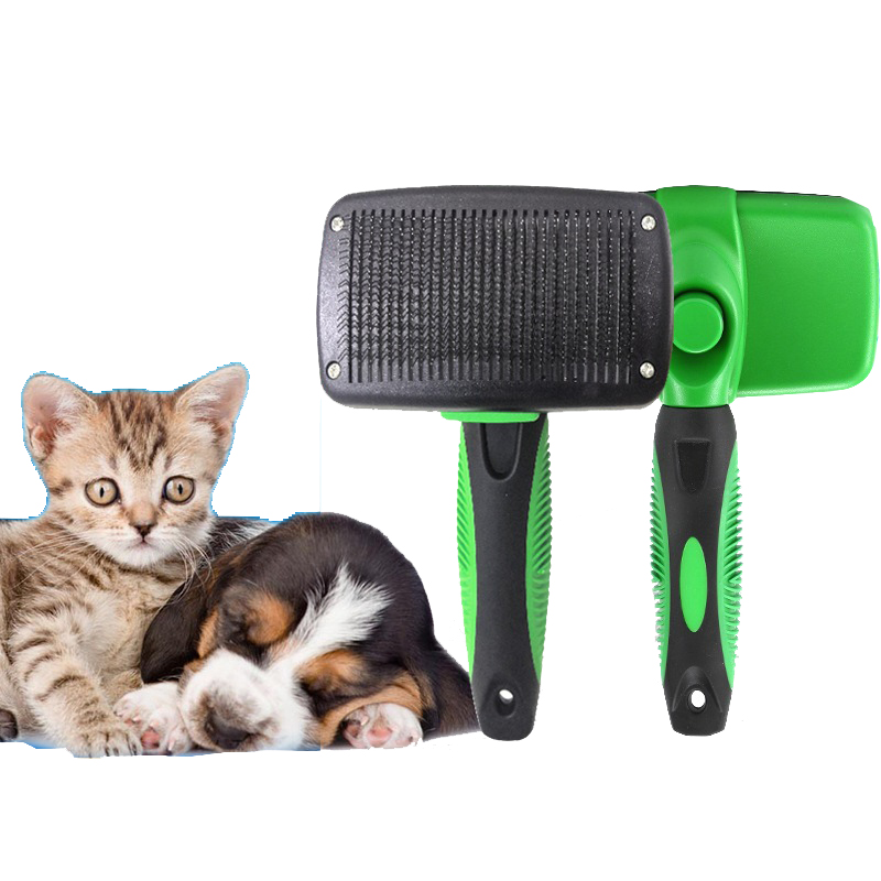 Amazon Top Seller Sepillos Cepillos Para Perro Dog Hair Bath Slicker Handle Grooming Massage Cat Pet Dog Brush
