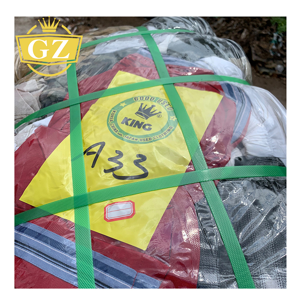 GZ A Strict Screening Bale Using Cloth Uk Used Clothes Bales, Wholesale 90% Clean New Used Clothes