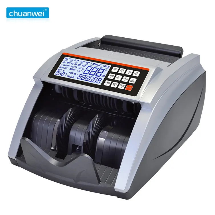 Money Counting Machine with UV/MG/IR Counterfeit Detection - Bill Counting Machine ValuCount, Add and Batch Modes