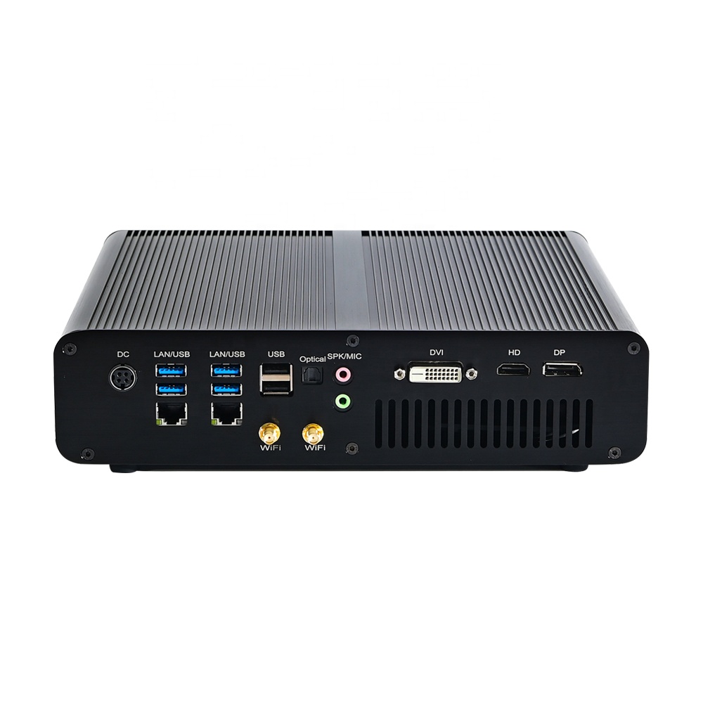 Minitree GTX 1650 4G Мини Игровой Компьютер core i7 7820HK DP HD2.0 DVI 4USB3.0 2USB2.0 TypeC 2 RJ45 Lans 4k HTPC мини ПК для игр