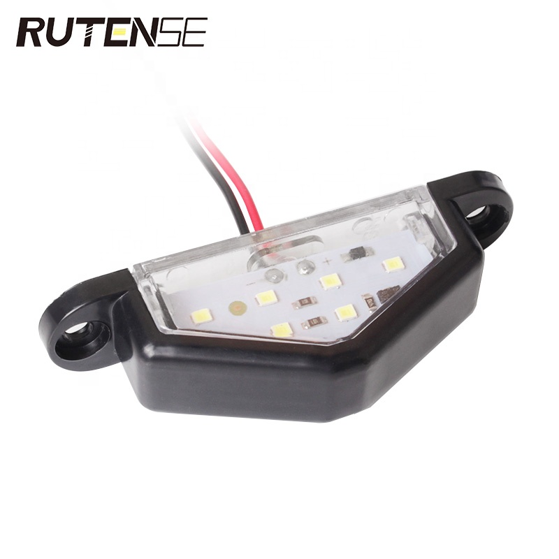 Rutense led прицеп лицензии plateled автомобильный сигнальный индикатор задний фонарь для грузовых автомобилей ЛОР грузовик светодиодные Ван hightlightplate лампа