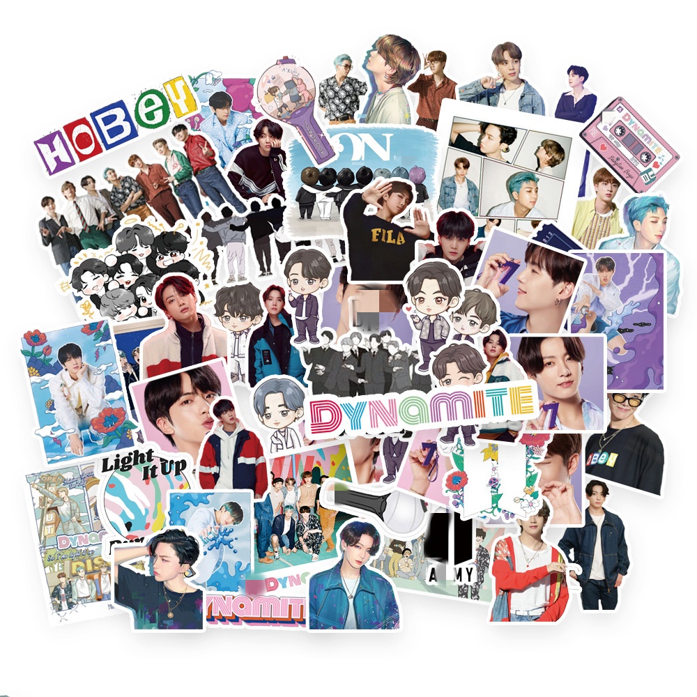 Оптовая продажа, наклейки BTS 77 шт./компл. Bangtan Boys в виде динамита, декоративные бумажные наклейки Kpop