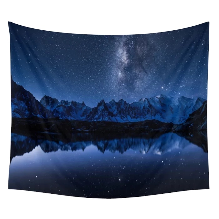 High Quality Popular Printing Psychedelic Forest Woven Wall Blanket Tapestry