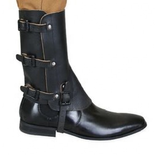 Manaal Enterprises Leather Equestrian Body Protector Equipment Genuine Horse Riding Half Horse Chaps, Size: Children & Adult