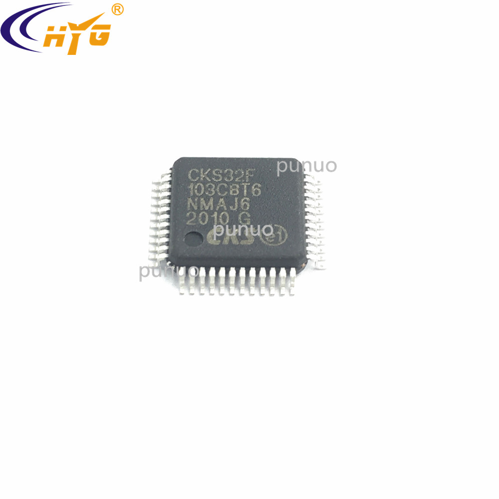Запасной микроконтроллер CKS32F103CBT6, совместимый с STM32F103CBT6, оригинальный пятно lq48, микроконтроллер
