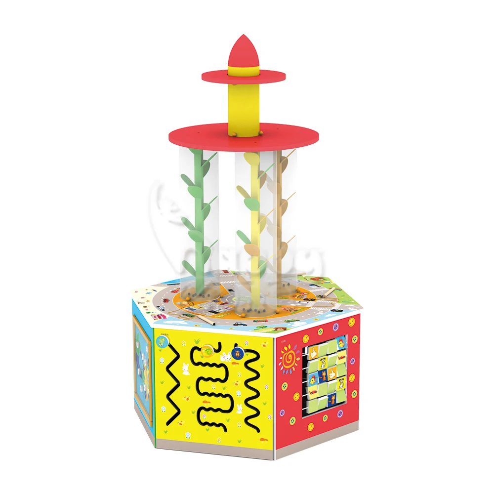 Educational Wooden Multifunctional Bead Maze Game Box Montessori Kids Intellectual Development Playground Indoor Kindergarten