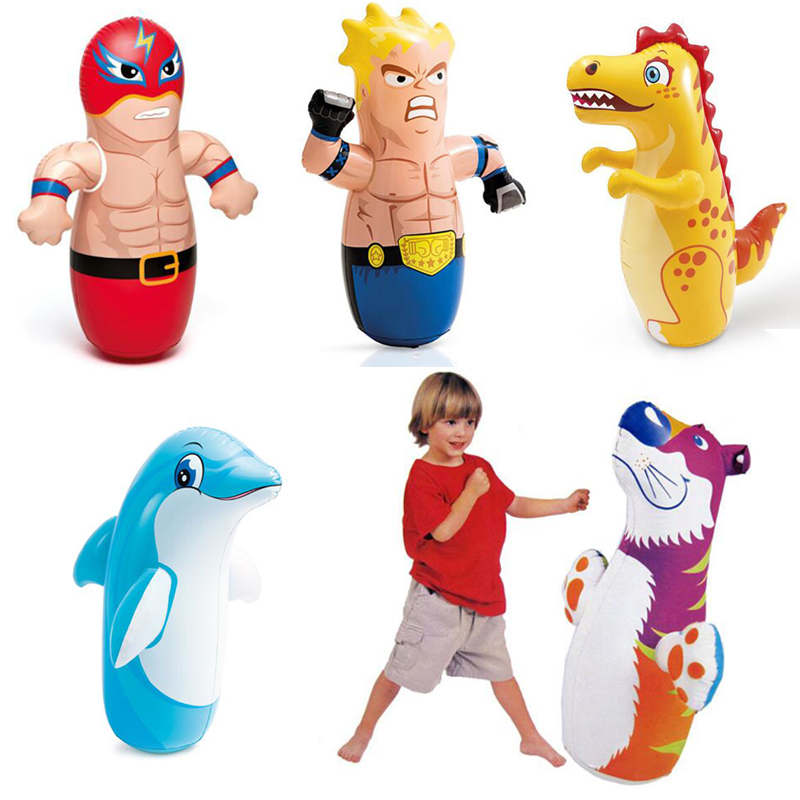 Customize Toys Kids Tumbler Boxing Inflatable Punching Bag Children Games Sport Toys