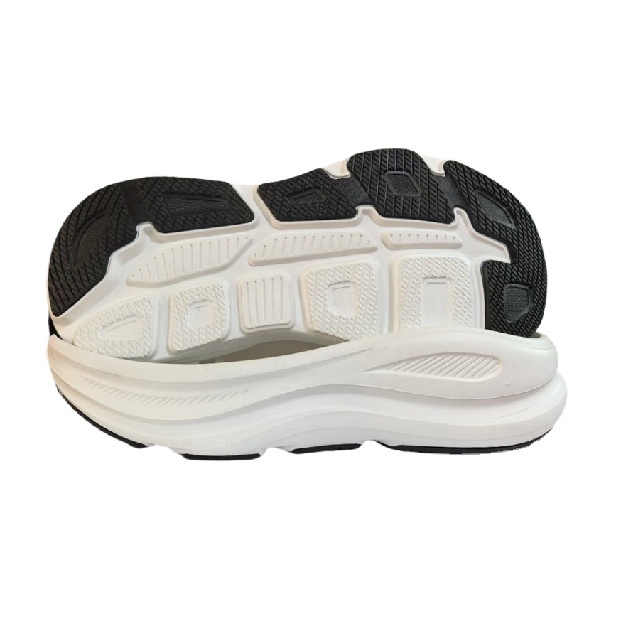 OEM Custom EVA+TPR Thick Sole (3-5cm) Anti-Slip Shock-Absorbing Sports/Casual Shoes Outsoles for Men Lightweight & Durable