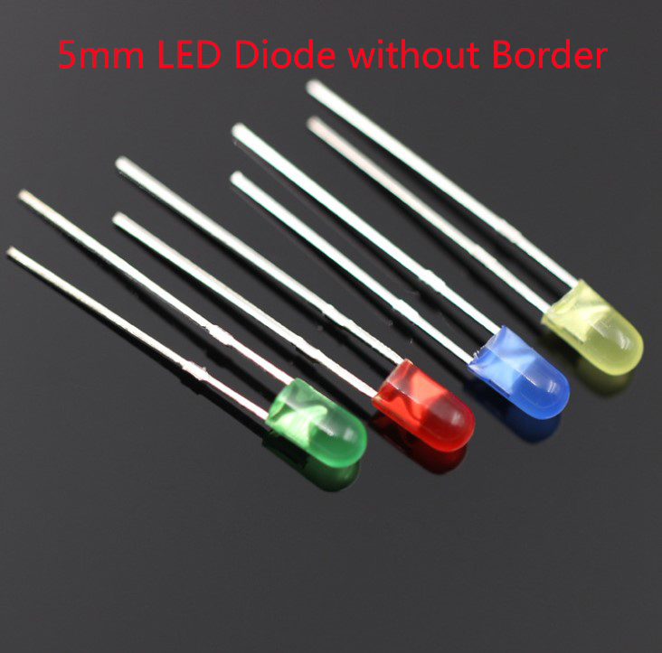 F3 3mm Without Border LED Diode Red/Yellow/Blue/Green