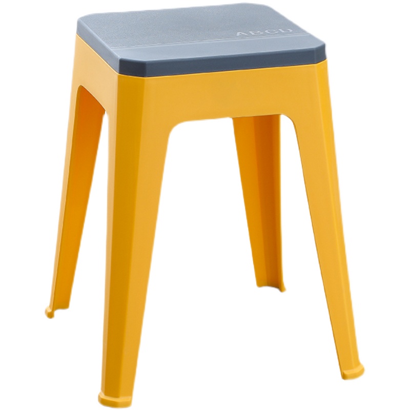 Plastic stools thickened household stackable table stools commercial extra-thick adult sturdy plastic stools