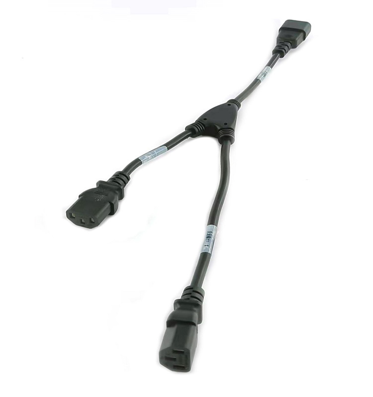 IEC320 C14 двойной C13 мужского и женского пола 2 * C13 3 штырек Расширение Y сплиттер кабель шнур питания