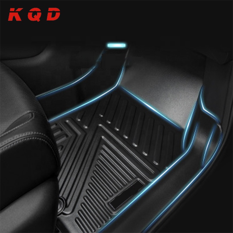 Низкая цена Высокое качество Пользовательский логотип 5D автомобильный коврик оптовая продажа легко чистить Противоскользящий ТПЭ/ТПО автомобильные коврики для BMW