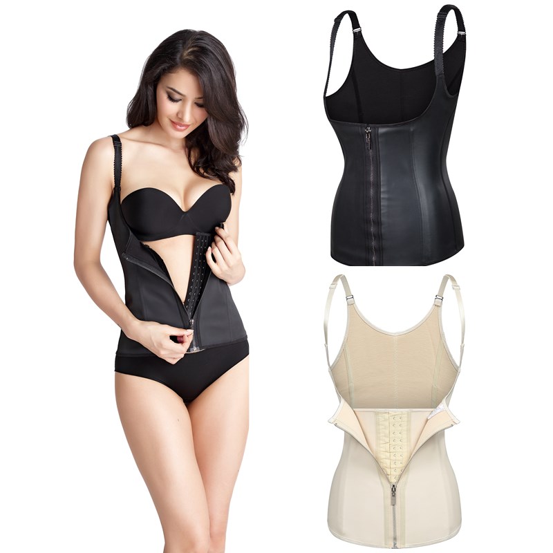 Compression Zipper Slimming Body Tummy Control Bodyshaper Shapewear Waist Trainer Clincher Shaper Corset Women