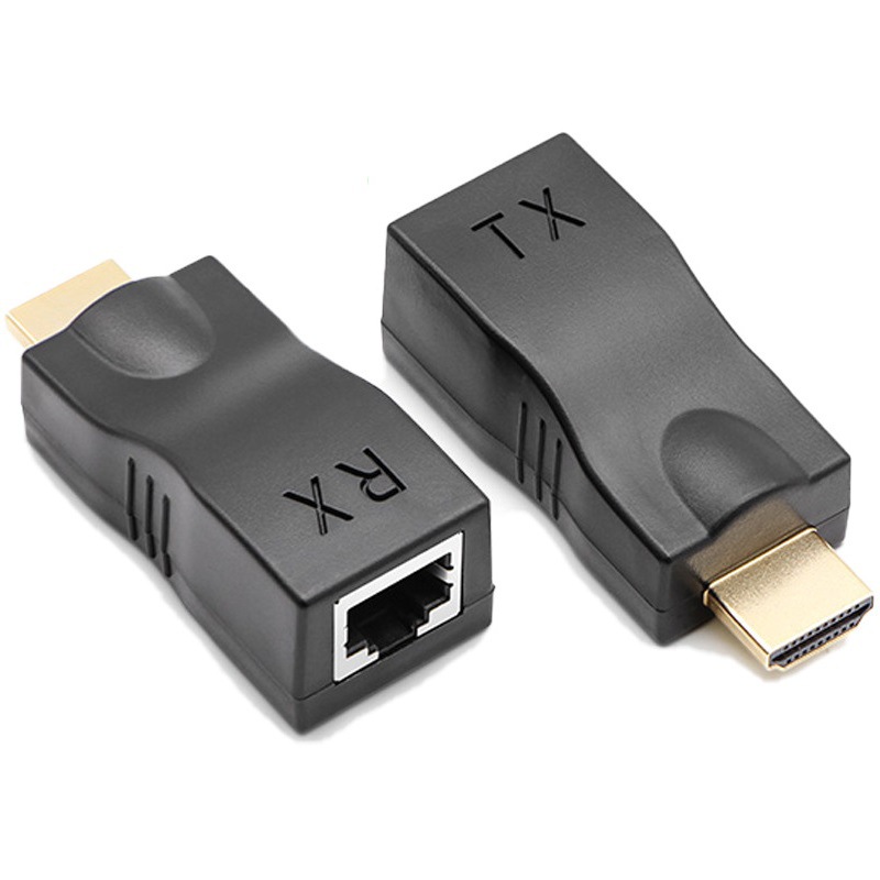 Hdtv Rj45 Сетевой удлинитель 30 м Hdtv к Rj45 Кабельный преобразователь разветвитель ретранслятор Hdtv удлинитель 30 м
