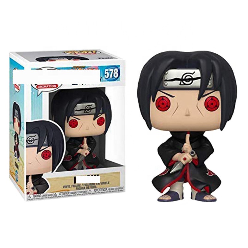 Экшн-фигурки Funko Pop из аниме «Наруто» Учиха Итачи 578 #, коллекционная виниловая кукла, модель, игрушки, подарок, оптовая продажа