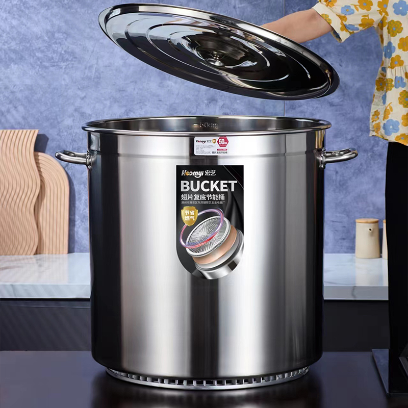 Quickly Heat Industrial Soup Cooking Pot High Quality Stainless Steel Bouillon and Soup Pots Hot Soup Pot