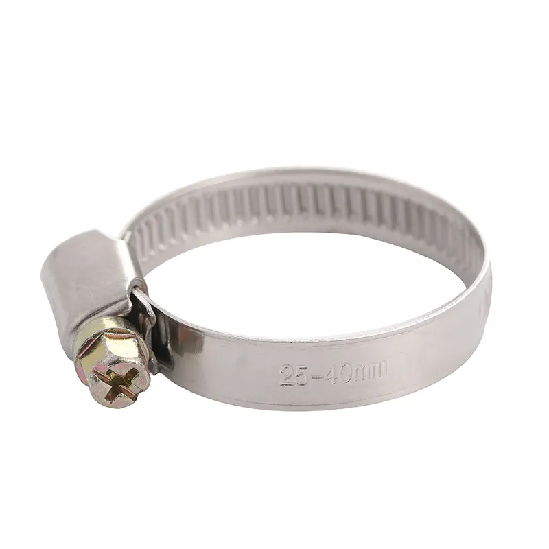 best quality adjustable stainless steel hose clamp hose pipe reinforced strength American Type Worm Drive Hose Clamp