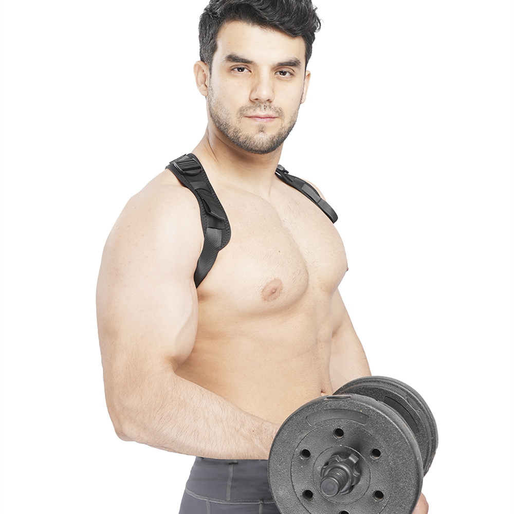 Custom Logo Medium Elastic Breathable Comfortable Improves Shoulders Clavicle Posture Corrector Belt