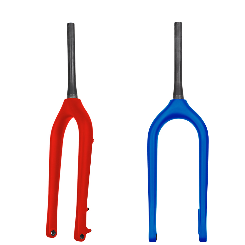 Factory high-quality carbon fiber bicycle front fork Matte bicycle front fork Bicycle parts front fork