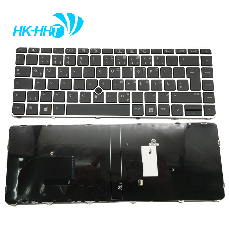 Новая клавиатура для HP EliteBook 745 840 без подсветки G3, немецкая клавиатура для ноутбука