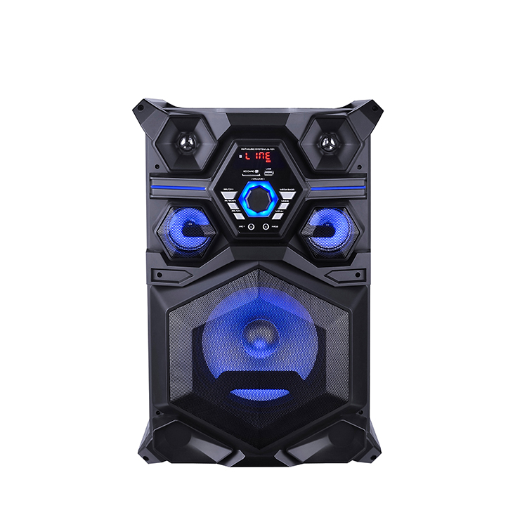 Линге НЧ-динамик 10'x1 100W открытый вечеринки динамик портативный динамик коробки LG-101A с SD кард-ридер и ввода караоке