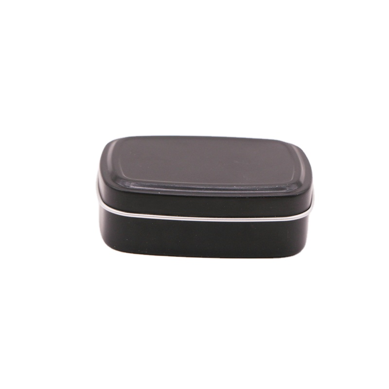 Gift aluminum square empty metal canned olive oil soap tin box rectangle aluminum metal tin box large tin storage box