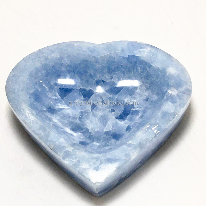Синяя чаша Celestite, оптовая продажа, чаша из натурального синего Кальцита, декоративная чаша для исцеления энергии