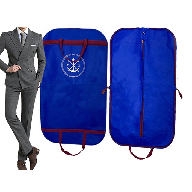 Custom Garment Suit Bag Customised Suit Cases Travel Luggage Bag Suit Storage Folding Bag Canvas