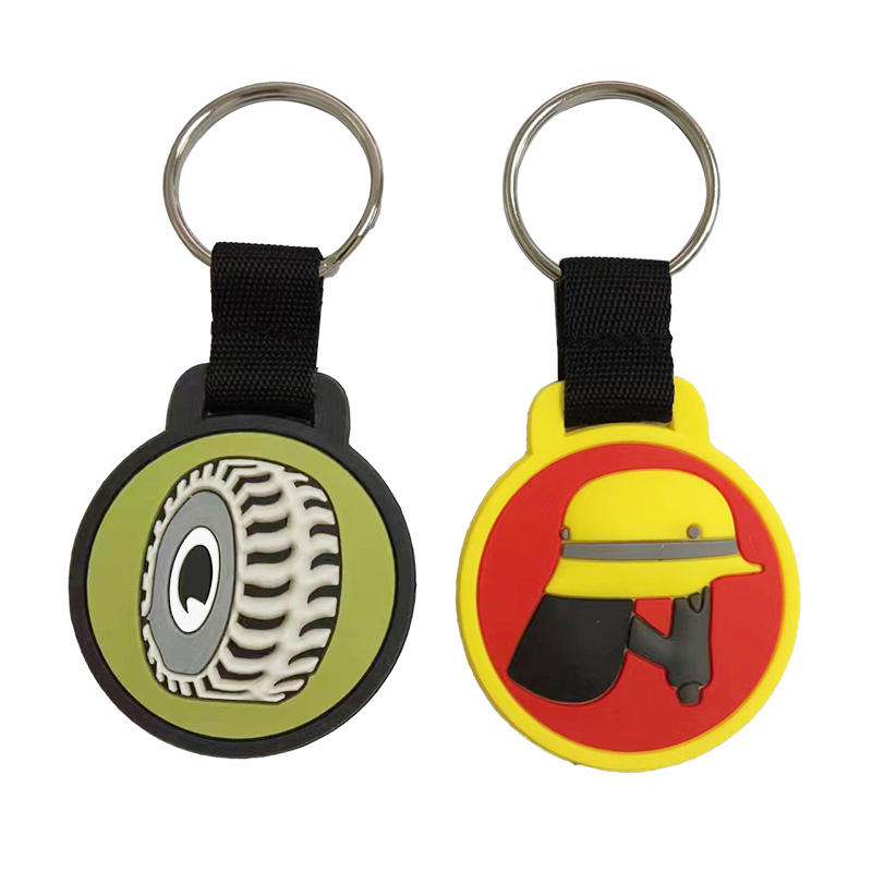 High Quality Customization Mini 3D Cute Soft Pvc Rubber Keychain For Gift