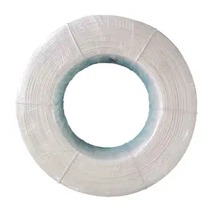 Metal Flexible Wire Strip In White Plastic Cover 3mm Nose Bridge In Rolls For KN95 N95 FFP2