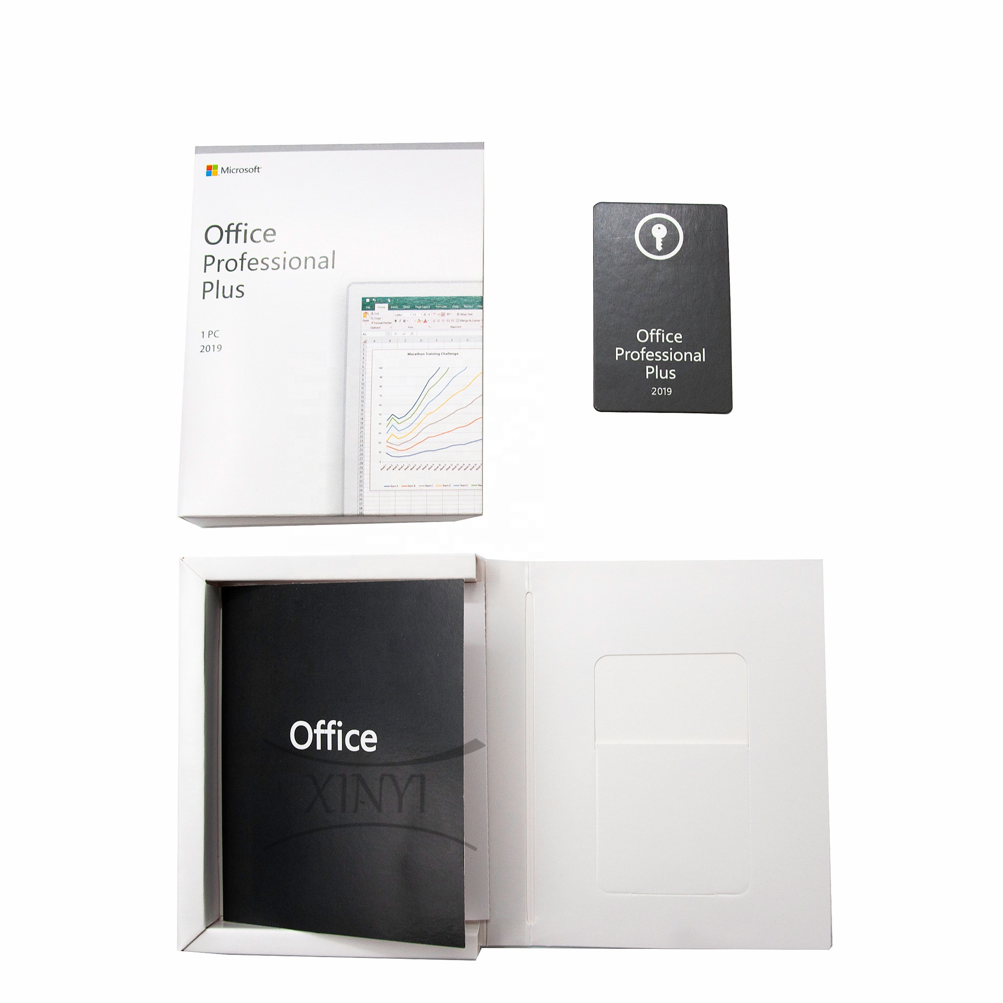 Короткое время отправки онлайн-активации Microsoft Office Pro Plus 2019 коробка в упаковке