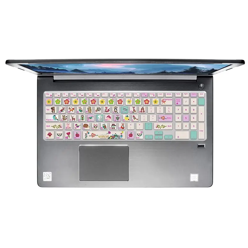 Carton Animal Design Keyboard Cover for Dell inspiron 15 5547 15C 3000 5000 15mr 15CR 3543 15M Ins15CR-1518L15CD 15MD 15MR