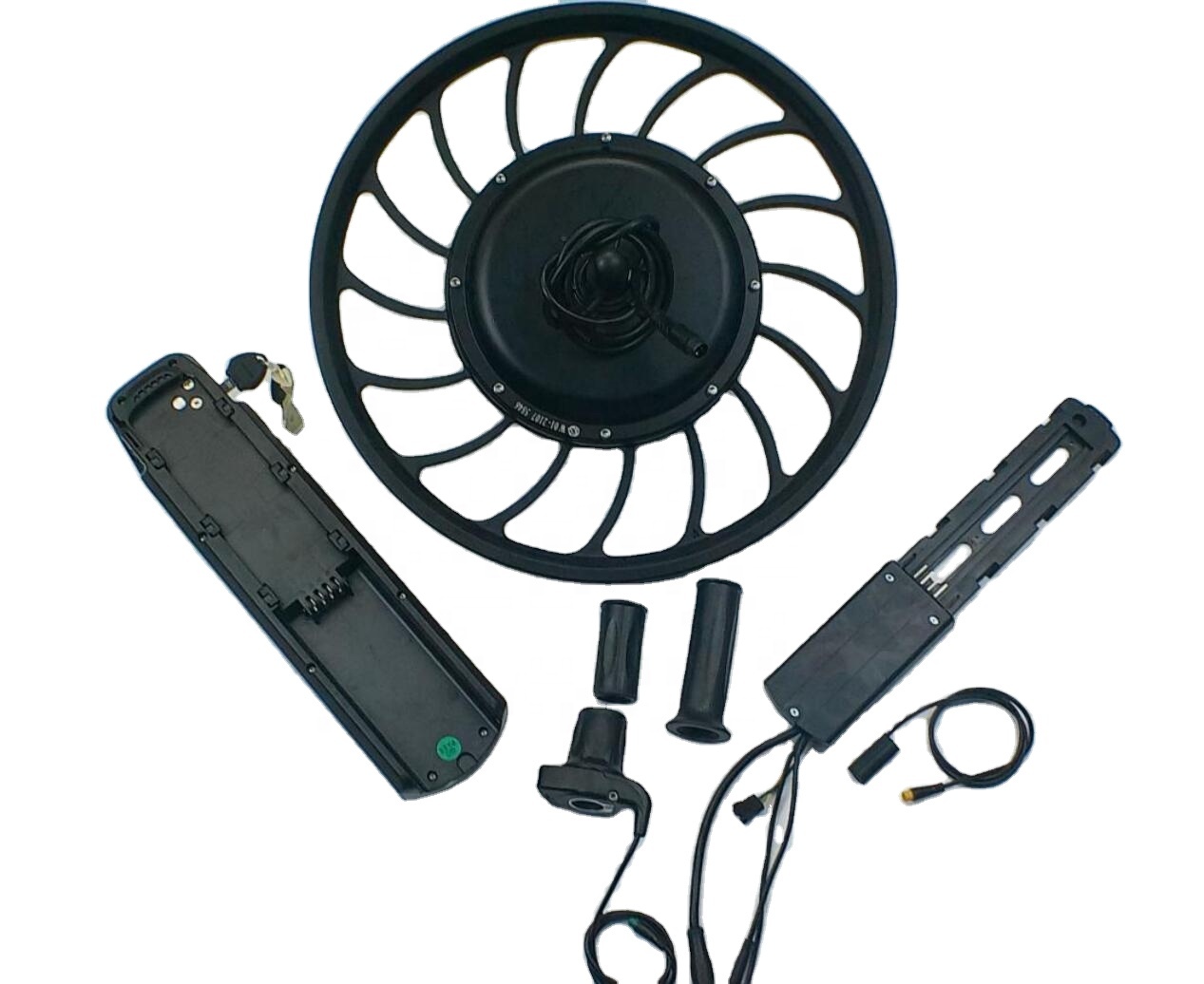 Hot sale! EMC/RoHS/CE approval Powerful 20inch 48v1000w V brake Front drive motor e bike conversion kit