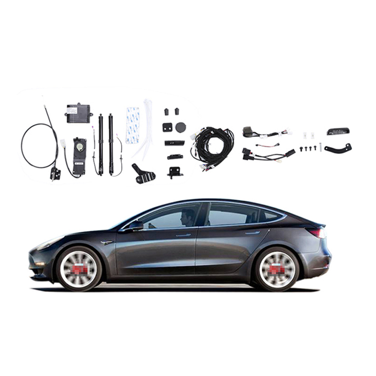 Автомобильная электрическая подъемная дверь ECO power по заводской цене, оптовая продажа, Модифицированная интеллектуальная Противоударная дверь для tesla model 3