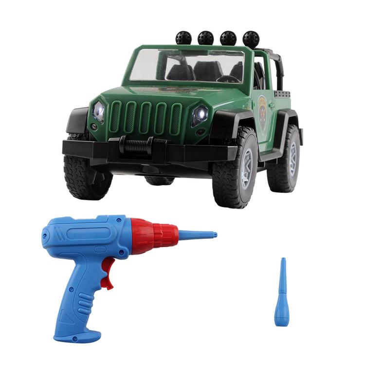 44-piece набор «сделай сам» для Электрическая дрель jeep Детская электрическая дрель разборки игрушечный самолет Ассамблеи Игрушка PD55-20