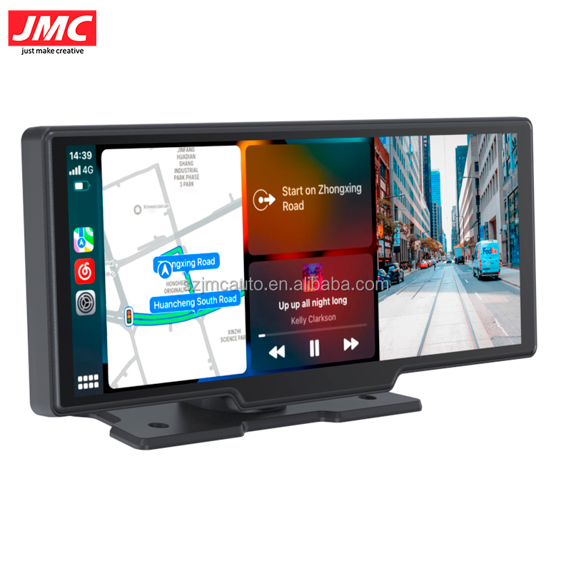 JMC 10,26 дюймовый портативный беспроводной Carplay Androidauto 4k двойной видеорегистратор зеркало Adas Автомобильный видеорегистратор Камера