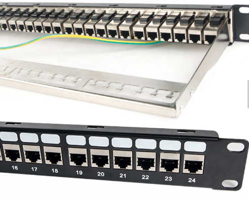 Патч-панель UTP Cat6 24 порта Cat5e/6 1U 19 дюймов