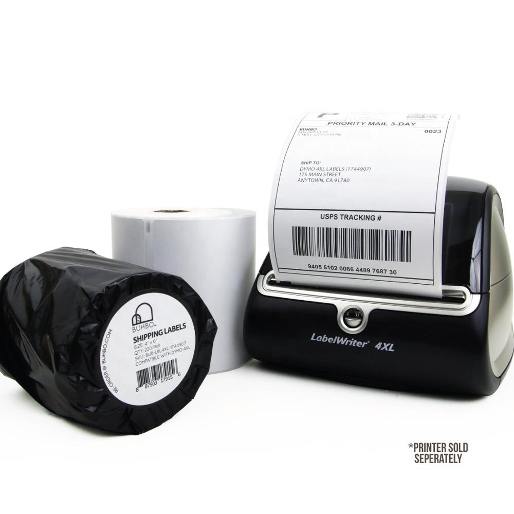JinyaPack Dymo 30334 этикетка штрих-кода с черной меткой для принтера Dymo 450XL
