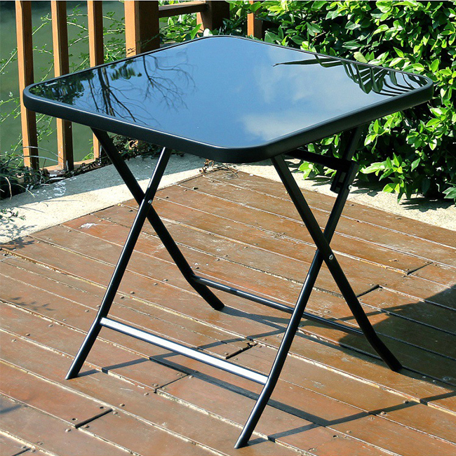 Patio Furniture Set Outdoor Glass Coffee Table Dining Table Chair
